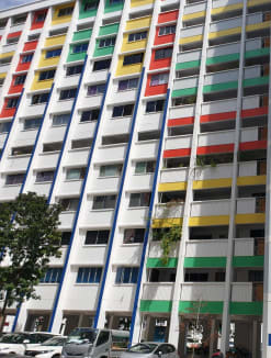 Block 653 Yishun Avenue 4, the scene of a knife attack on Oct 10, 2022.
