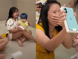 M’sian couple surprises 2 domestic helpers with iPhone 16s