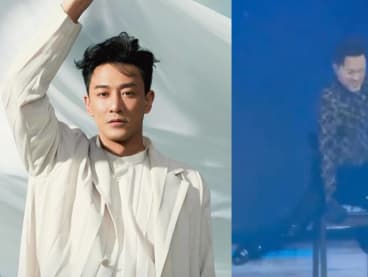 Raymond Lam's attempt at a sexy dance at concert fails to turn his fans on