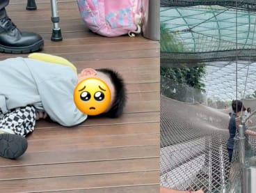 3-year-old boy lies heartbroken on floor of Jewel because he doesn’t hit height requirement for walking net, wins internet over